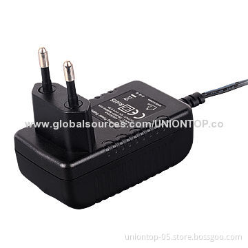 5V/2A/6/9/12/18/24V/2/1.5/0.5A AC/DC European type adapter